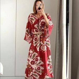 NWT Zara Linen Blend Printed tunic